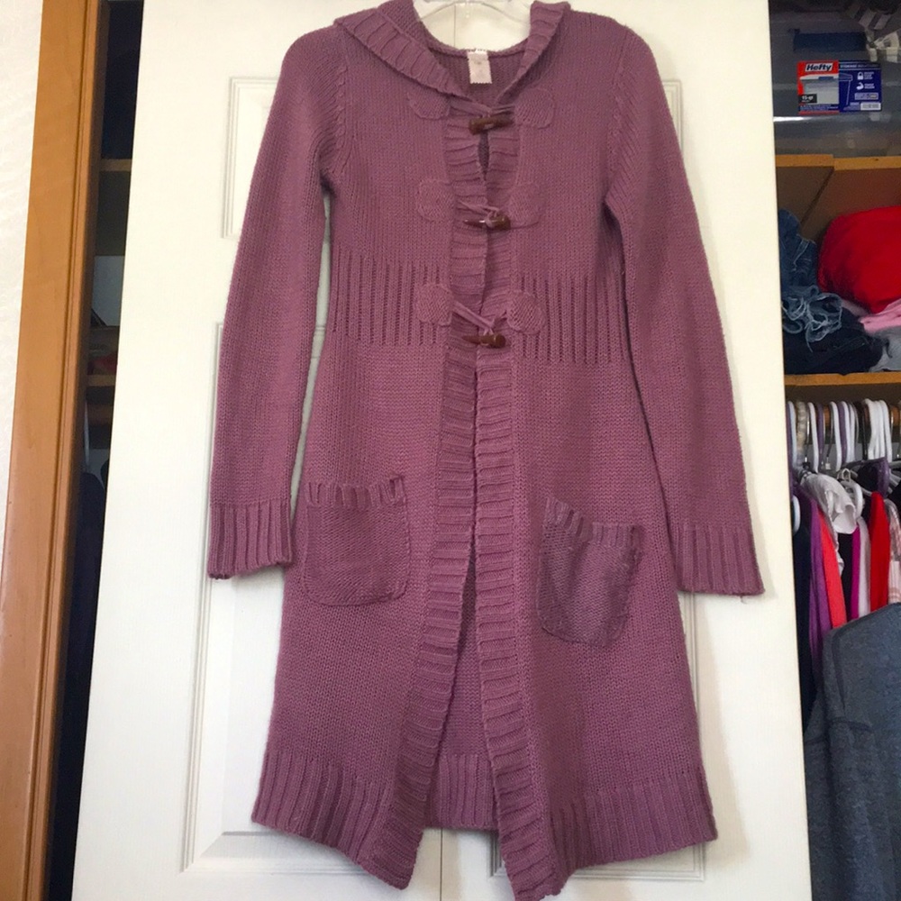 Long hoodie sweater size M